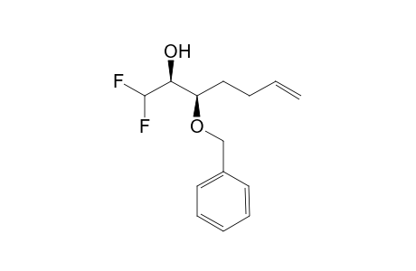 (2S*,3S*)-3-Benzyloxy-1,1-difluorohept-6-en-2-ol