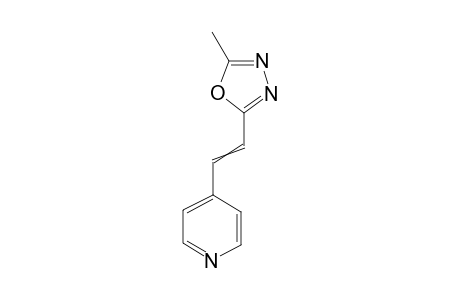 5-Methyl-2-[2-(4-pyridyl)ethenyl]-1,3,4-oxadiazole