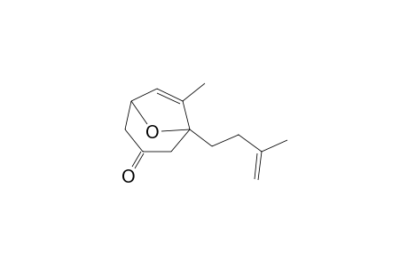 7-Methyl-1-(3-methylbut-3-enyl)-8-oxabicyclo[3.2.1]oct-6-en-3-one