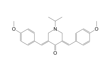 (3E,5E)-1-isopropyl-3,5-bis(4-methoxybenzylidene)-4-piperidinone