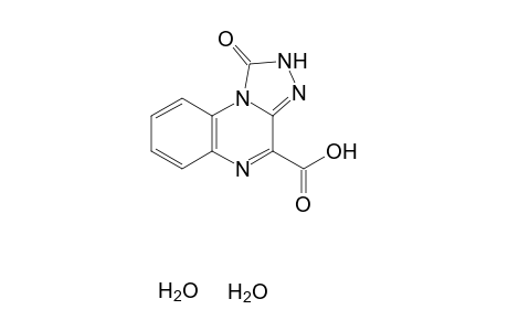 1,2-dihydro-1-oxo-s-triazolo[4,3-a]quinoxaline-4-carboxylic acid ,dihydrate