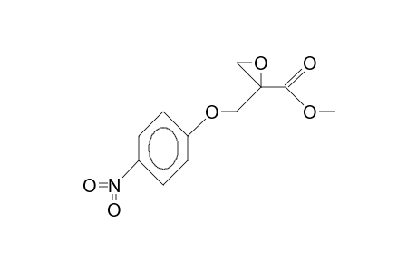 2,3-Epoxido-2-(4-nitro-phenoxymethyl)-propanoic acid, methyl ester