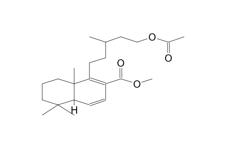 2-NAPHTALENECARBOXYLIC ACID, 1-[5-(ACETYLOXY)-3-METHYLPENTYL]-4a,5,6,7,8,8a-HEXAHYDRO-5,5,8a-TRIMETHYL-METHYL ESTER,