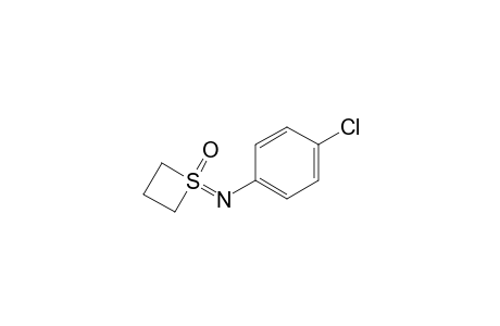 Thietane, 1-[(4-chlorophenyl)imino]-1,1-dihydro-, 1-oxide