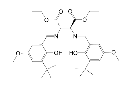 N,N'-Bis(3-t-butyl-5-methoxysilicylidene)-(1S,2S)-1,2-di(ethoxycarbonyl)ethylenediamine