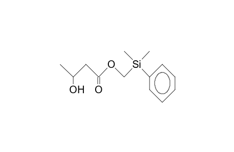 3-Hydroxy-butanoic acid, (dimethylphenylsilyl)-methyl ester