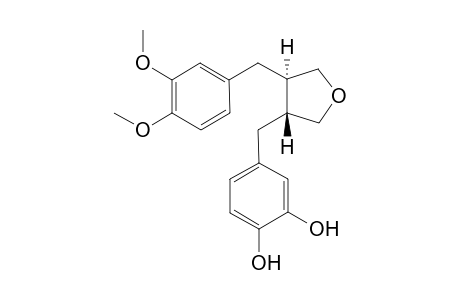 4-[[(3R,4R)-4-veratryltetrahydrofuran-3-yl]methyl]pyrocatechol