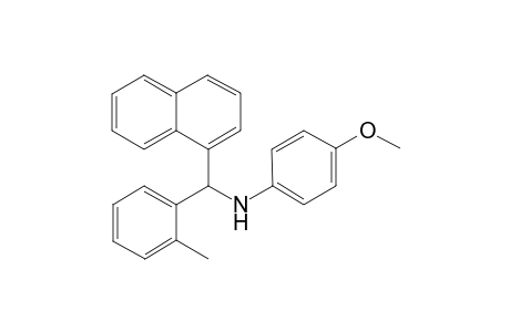 N-[Naphthalen-1'-yl)(o-tolyl)methyl]-4-methoxybenzenamine