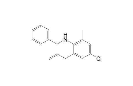 N-Benzyl-2-allyl-4-chloro-6-methylaniline