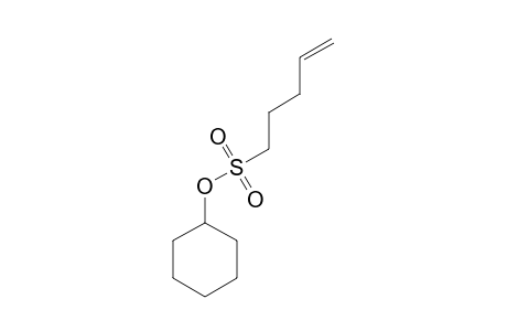 Cyclohexyl Pent-4-ene-1-sulfonate