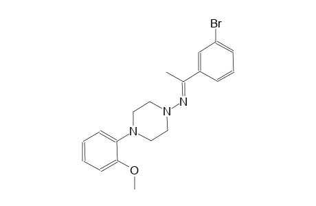 1-piperazinamine, N-[(E)-1-(3-bromophenyl)ethylidene]-4-(2-methoxyphenyl)-