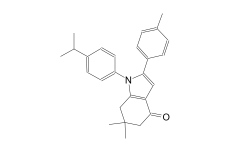 4H-indol-4-one, 1,5,6,7-tetrahydro-6,6-dimethyl-1-[4-(1-methylethyl)phenyl]-2-(4-methylphenyl)-