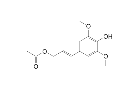 phenol, 4-[3-(acetyloxy)-1-propenyl]-2,6-dimethoxy-, (E)-