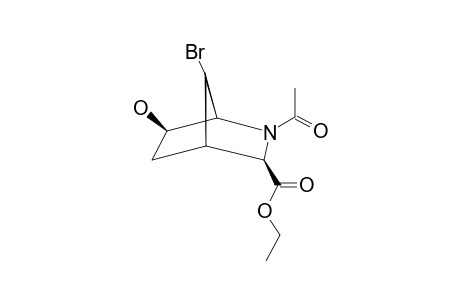 ETHYL-2-ACETYL-7-anti-BROMO-6-exo-HYDROXY-2-AZA-BICYCLO-[2.2.1]-HEPTANE-3-endo-CARBOXYLATE