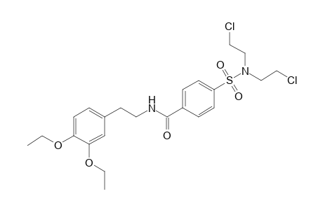 4-[bis(2-chloroethyl)sulfamoyl]-N-[2-(3,4-diethoxyphenyl)ethyl]benzamide