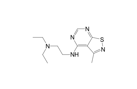 Diethyl-[2-[(3-methylisothiazolo[5,4-d]pyrimidin-4-yl)amino]ethyl]amine