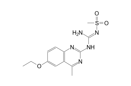 N-{(E)-amino[(6-ethoxy-4-methyl-2-quinazolinyl)amino]methylidene}methanesulfonamide