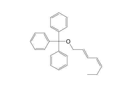 (E,Z)-1-TRIPHENYLMETHOXY-HEPTA-2,4-DIENE