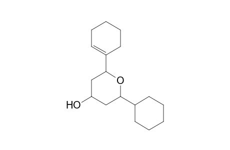 2-Cyclohexyltetrahydro-6-(cyclohex-1'-en-1'-yl)-2H-pyran-4-ol