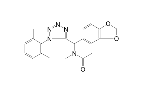 N-[Benzo[1,3]dioxol-5-yl-[1-(2,6-dimethyl-phenyl)-1H-tetrazol-5-yl]methyl]-N-methyl-acetamide