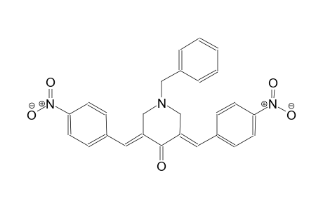 (3E,5E)-1-benzyl-3,5-bis(4-nitrobenzylidene)-4-piperidinone