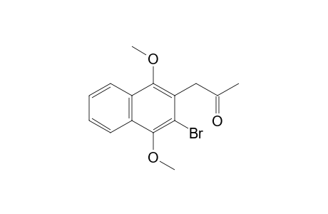 1-(3-bromo-1,4-dimethoxy-2-naphthyl)acetone