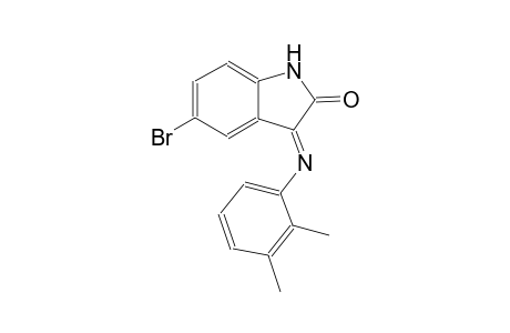 2H-indol-2-one, 5-bromo-3-[(2,3-dimethylphenyl)imino]-1,3-dihydro-, (3E)-