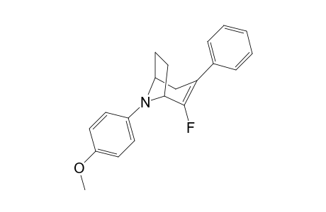 2-fluoro-8-(4-methoxyphenyl)-3-phenyl-8-azabicyclo[3.2.1]oct-2-ene