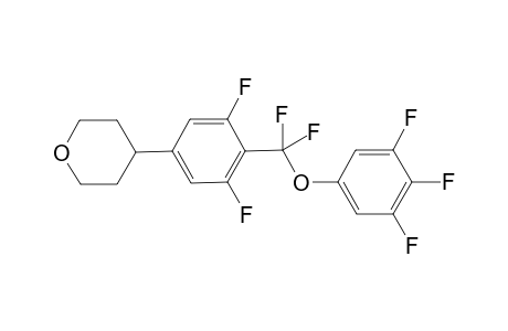 4-[4-[difluoro-(3,4,5-trifluorophenoxy)methyl]-3,5-difluoro-phenyl]tetrahydropyran
