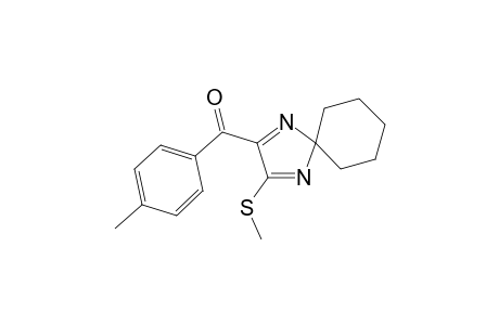 4-(p-Methylbenzoyl)-5-methylthio-2,2-cyclopentamethyleneisoimidazole