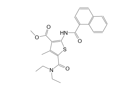 methyl 5-[(diethylamino)carbonyl]-4-methyl-2-(1-naphthoylamino)-3-thiophenecarboxylate