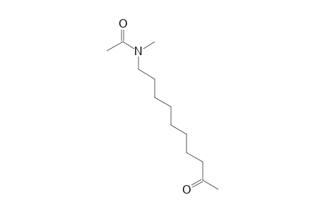 N-methyl-N-(9-oxodecyl)acetamide