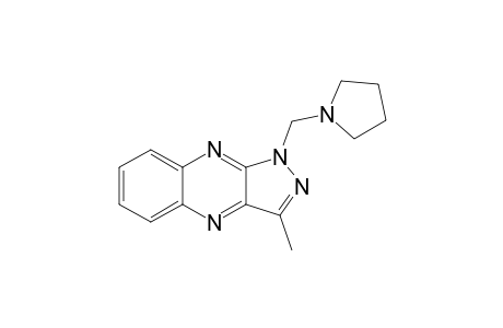 3-Methyl-1-(1-pyrrolidinylmethyl)pyrazolo[4,3-b]quinoxaline