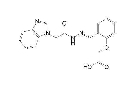 1H-benzimidazole-1-acetic acid, 2-[(E)-[2-(carboxymethoxy)phenyl]methylidene]hydrazide