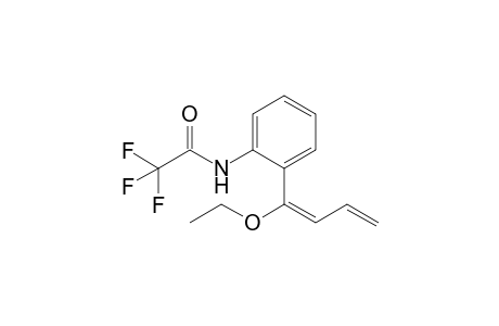 N-[2-[(1E)-1-ethoxybuta-1,3-dienyl]phenyl]-2,2,2-trifluoro-acetamide