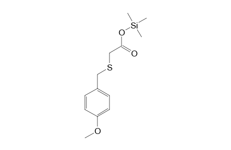 [(4-Methoxybenzyl)sulfanyl]acetic acid, tms derivative