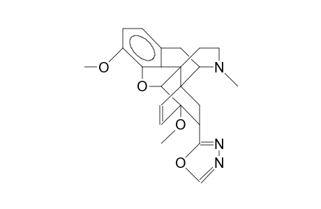 7a-(1,3,4-Oxadiazol-2-yl)-6,14-endo-etheno-6,7,8,14-tetrahydro-thebaine