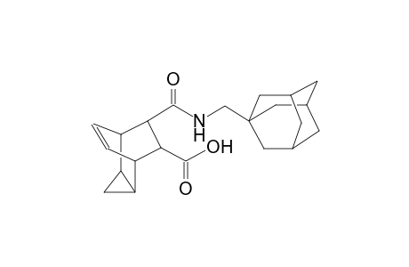 tricyclo[3.2.2.0~2,4~]non-8-ene-6-carboxylic acid, 7-[[(tricyclo[3.3.1.1~3,7~]dec-1-ylmethyl)amino]carbonyl]-