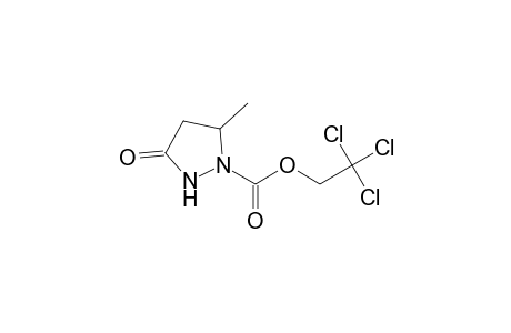 1-(2,2,2-Trichloroethoxycarbonyl)-5-methylpyrazolidin-3-one