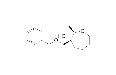 (2R*,3R*)-3-Bemzyloxymethyl-3-hydroxy-2-methyloxepane
