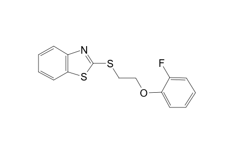 2-(1,3-Benzothiazol-2-ylsulfanyl)ethyl 2-fluorophenyl ether