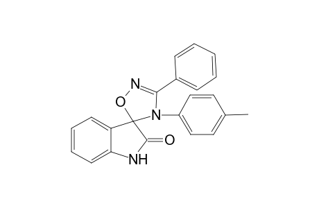 3-Phenyl-4-(p-tolyl)spiro[1,2,4-oxadiazole-5,3'-indoline]-2'-one