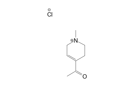 1-(1,2,3,6-TETRAHYDRO-1-METHYL-4-PYRIDINYL)-ETHANONE;ISOARECOLONE