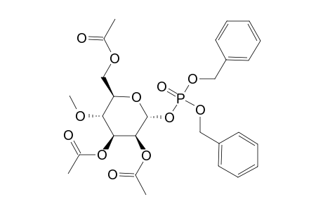 DIBENZYL-2,3,6-TRI-O-ACETYL-4-O-METHYL-ALPHA-D-MANNOPYRANOSYL-PHOSPHATE
