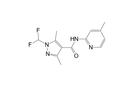 1-(difluoromethyl)-3,5-dimethyl-N-(4-methyl-2-pyridinyl)-1H-pyrazole-4-carboxamide