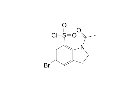 1-acetyl-5-bromo-7-indolinesulfonyl chloride