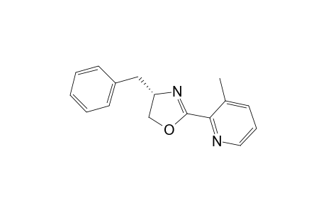 (S)-4-Benzyl-2-(3-methylpyridin-2-yl)-2-oxazoline