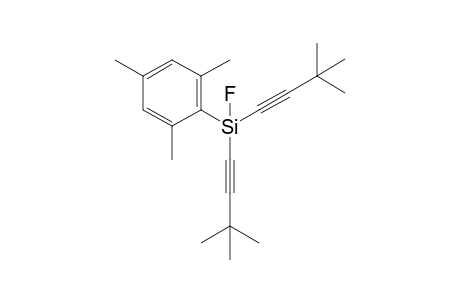 bis(3,3-dimethylbut-1-ynyl)fluoro(mesityl)silane