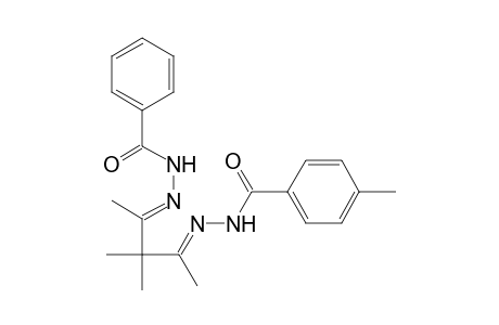 N-[(E)-[(3E)-3-(benzoylhydrazono)-1,2,2-trimethyl-butylidene]amino]-4-methyl-benzamide
