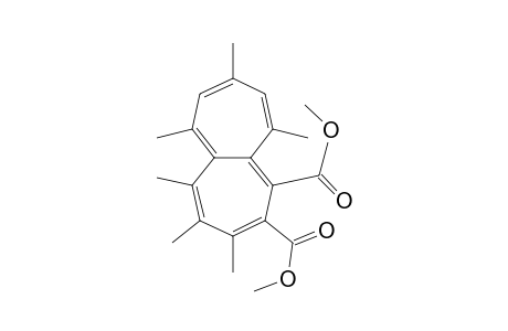 Dimethyl 1,2,3,6,8,10-hexamethylheptalene-4,5-dicarboxylate